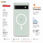 Anti Yellow Magsafe Clear Case – Google Pixel 6A - Image 5