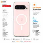 Anti Yellow Magsafe Clear Case- Google Pixel 9 Pro XL - Image 4