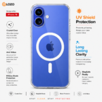Anti Yellow Magsafe Clear Case – Apple iPhone 16 - Image 3