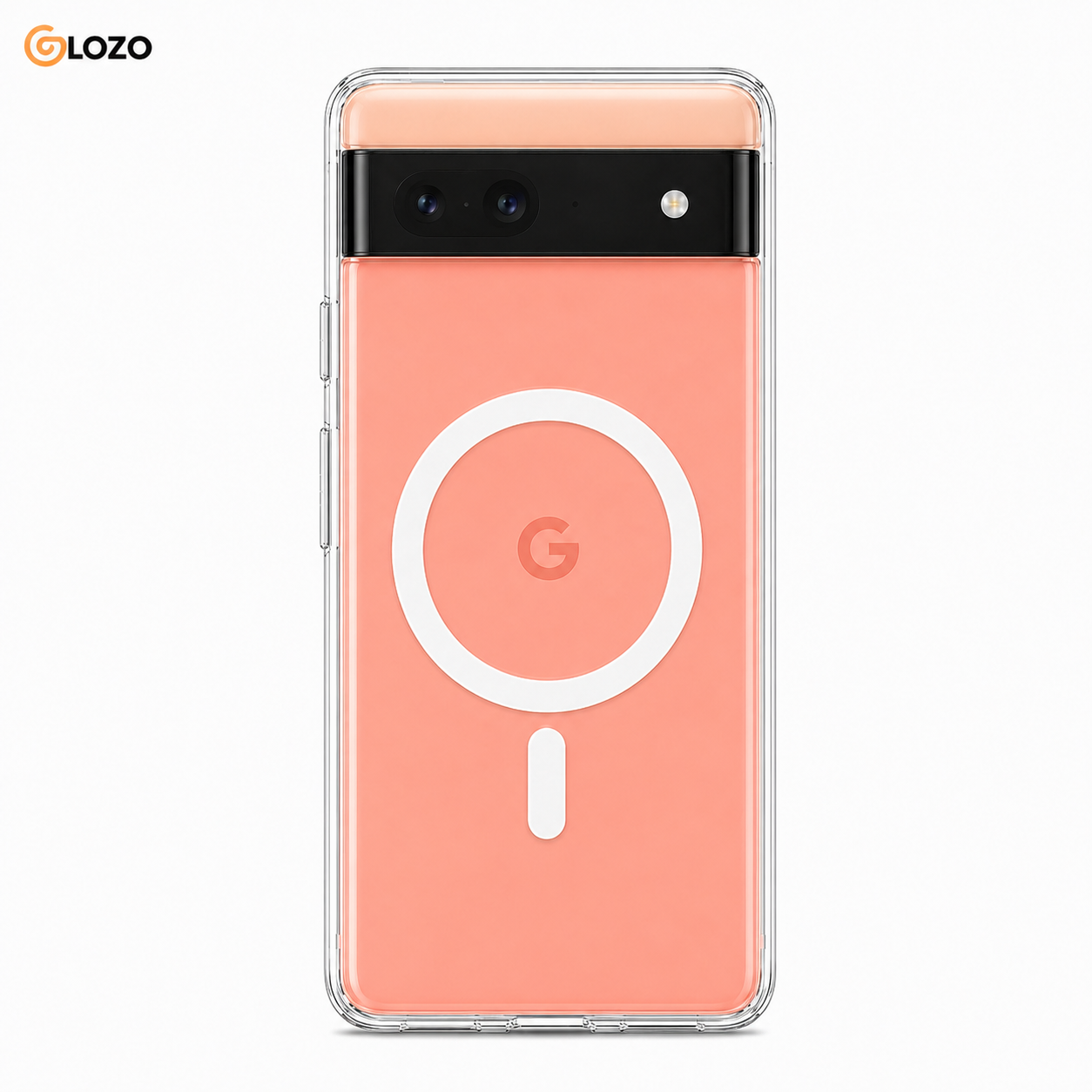 PIXEL 6 KINDA CORAL Anti Yellow Magsafe Clear Case – Google Pixel 6 - Image 1
