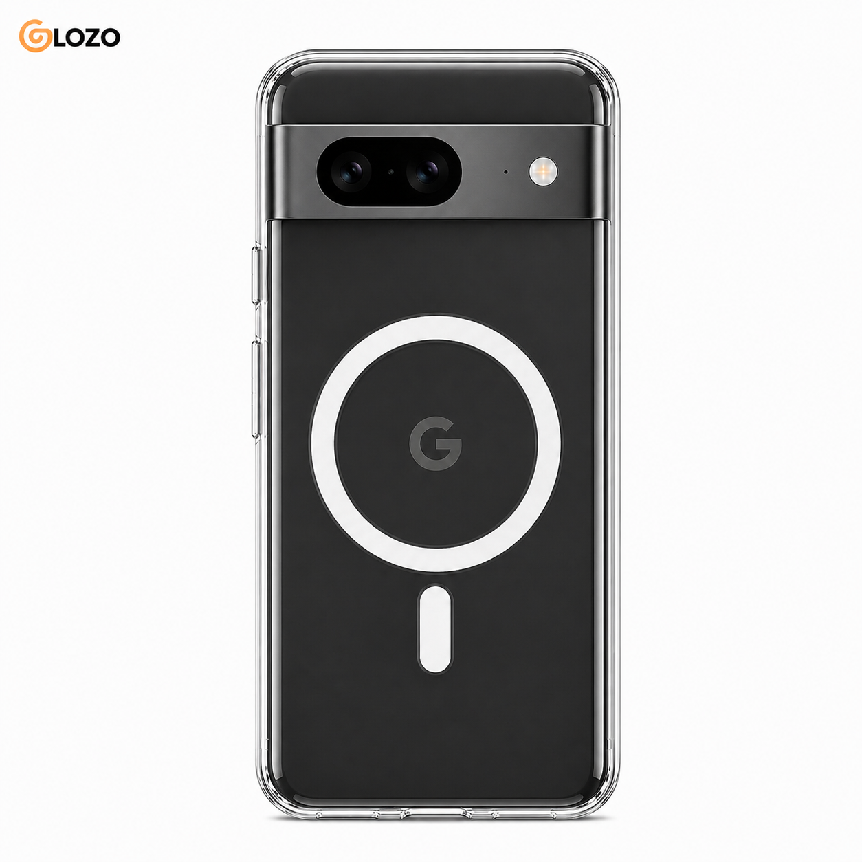 PIXEL 8 OBSIDIAN Anti Yellow Magsafe Clear Case- Google Pixel 8 - Image 1